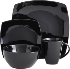 Set de veselă din ceramică cu smalț reactiv pentru 4 persoane, 16 bucăți Seturi vesela masa Naty Shop