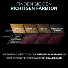 L'Oréal Paris Intensive permanent hair color, Până la 8 săptămâni de păr strălucitor și culoare intensă, Préférence Vivid Colors, Culoare: 4.261 DARK PURPLE, 1 buc (pachet de 2) Vopsea pentru par Naty Shop