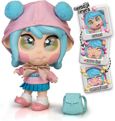 Mia mit Emoti-Augen, Mehrfarbig, Reisepuppen aus der Zeichentrickserie, mit über 10 Accessoires, Geschenk für Mädchen und Jungen ab 3 Jahren