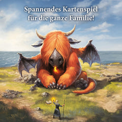 Kosmos 683757 Dragon Keeper nagy kártyajáték az egész családnak 8+ 123 gyönyörű, nagy formátumú sárkánykártya Michael Menzeltől Társasjáték ajándék