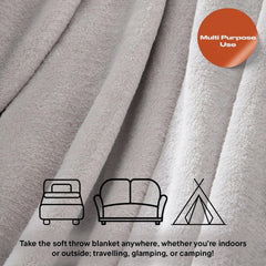 Brentford ultrapuha polár ágytakaró, ezüstszürke, nagy dupla – 150 x 200 cm-es ágyak és takarók Beuche den Brentfords-Store