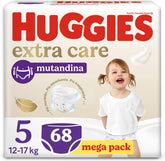 Huggies Extra Care pelenka, ultra nedvszívó, 5-ös méret (12-17 kg), 68 db