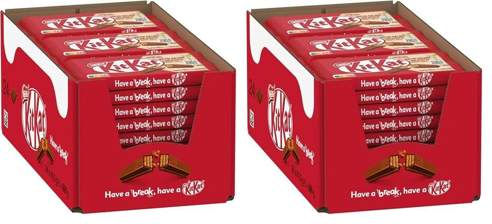 Nestlé klasszikus csokoládészeletek, tejcsokoládé ropogós ostyaszeletek, 48 darabos (24 x 41,5 g) csomag