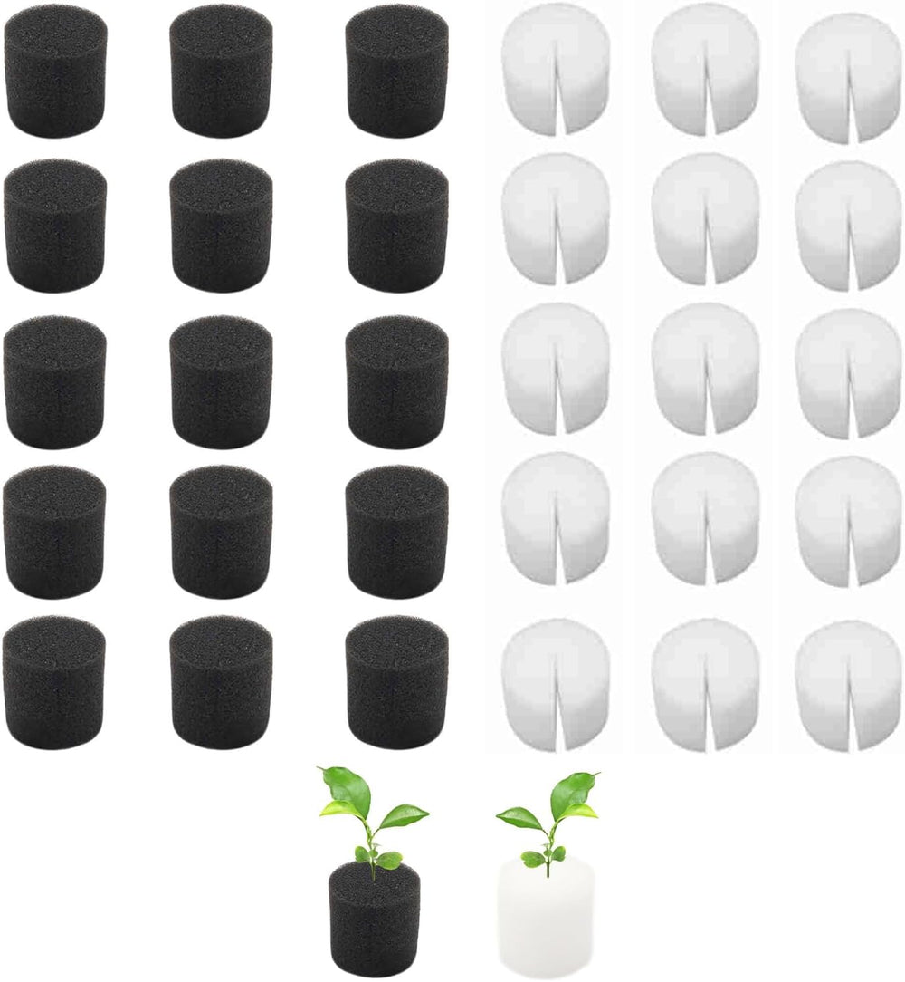 50 db 32*30mm-es hidroponikus szivacsok Rockwool szaporító hidroponikus rendszer szaporító szivacsblokk palánta szivacsok üvegházhatású hidroponikus rendszer zöldségek és virágok palánták termesztéséhez