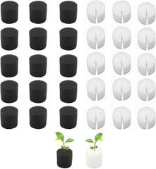 50 db 32*30mm-es hidroponikus szivacsok Rockwool szaporító hidroponikus rendszer szaporító szivacsblokk palánta szivacsok üvegházhatású hidroponikus rendszer zöldségek és virágok palánták termesztéséhez