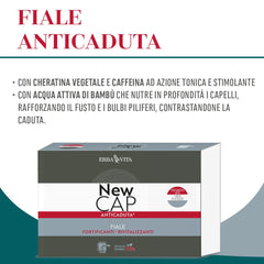 Newcap Anti-Fall Ampoules Kozmetikai termék gyenge hajra, 12 ampulla Hajápoló Naty Shop