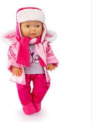 Bayer Design 84613AA Puppenkleidung, Puppenoutfit, mehrteilige Puppenanziehsachen, Winterset, Puppenzubehör