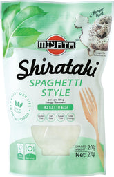 Miyata Shirataki spagetti stílusú konjac lisztes tészta 1 csomag (1 x 270 g)