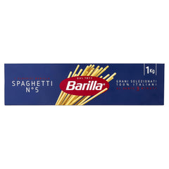 Barilla Classic Spaghetti No. 5 kiváló minőségű durumbúza tészta, mindig al dente (1 x 1 kg)