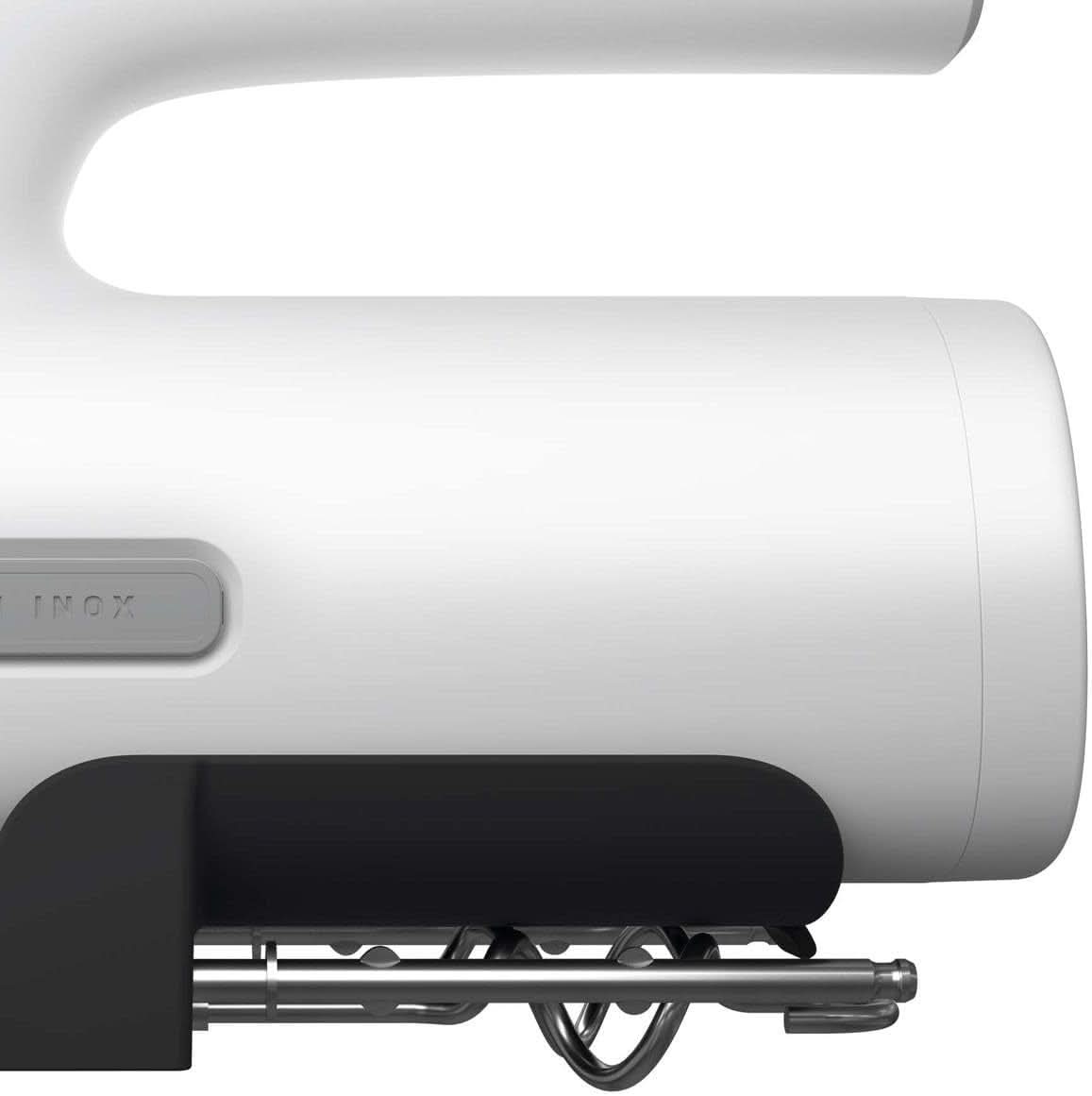 Taurus Station Inox - Standrührgerät Für Backwaren, 500W, 5 Geschwindigkeiten, Turbofunktion, 2 Arten Von Rührstäben: Kneten Und Mixen, Weiß/Schwarz Mama si Copilul Naty Shop