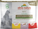 almo nature HFC Natural - Hrană umedă pentru pisici - cu pui - Calitate umană, Fără gluten, Monoproteină - 55g, pachet de 6