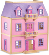Melissa & Doug Casă de păpuși din lemn