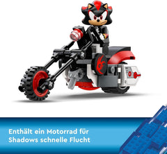 LEGO Sonic the Hedgehog Shadow the Hedgehog Escape játék motorkerékpár és videojáték figurakészlet Ajándék játékosoknak és rajongóknak 8 éves fiúk és lányok rajongói cikk 76995 Építőkészletek Besuche den LEGO-Store
