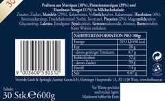 Hofbauer Vienna Mozartkugeln Cutie de ciocolată cu lapte 600g (30 bucăți)