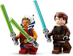 LEGO Star Wars 75401 Ahsoka Jedi Elfogója, Csillagharcos Clone Wars rajongóknak, Ahsoka Tano és Anakin Skywalker minifigurák fénykarddal és R7-A7, 8 éves és annál idősebb fiúknak és lányoknak Építőkészletek Beuche den LEGO-Store