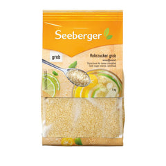 Seeberger Rohrzucker Grob 5Er Pack: Vollrohrzucker Besonders Aromatisch - Ideal Für Cocktails Und Zum Backen - Grob - Unraffiniert, Vegan (5 X 1 Kg) Indulcitori Naty Shop 1 Kg (5Er-Pack)