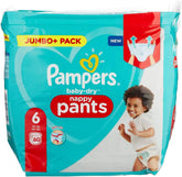 Pampers Baby-Dry Pants, pelenkanadrág, fehér, 6-os méret, 60-as pelenka Mother and Child Naty Shop