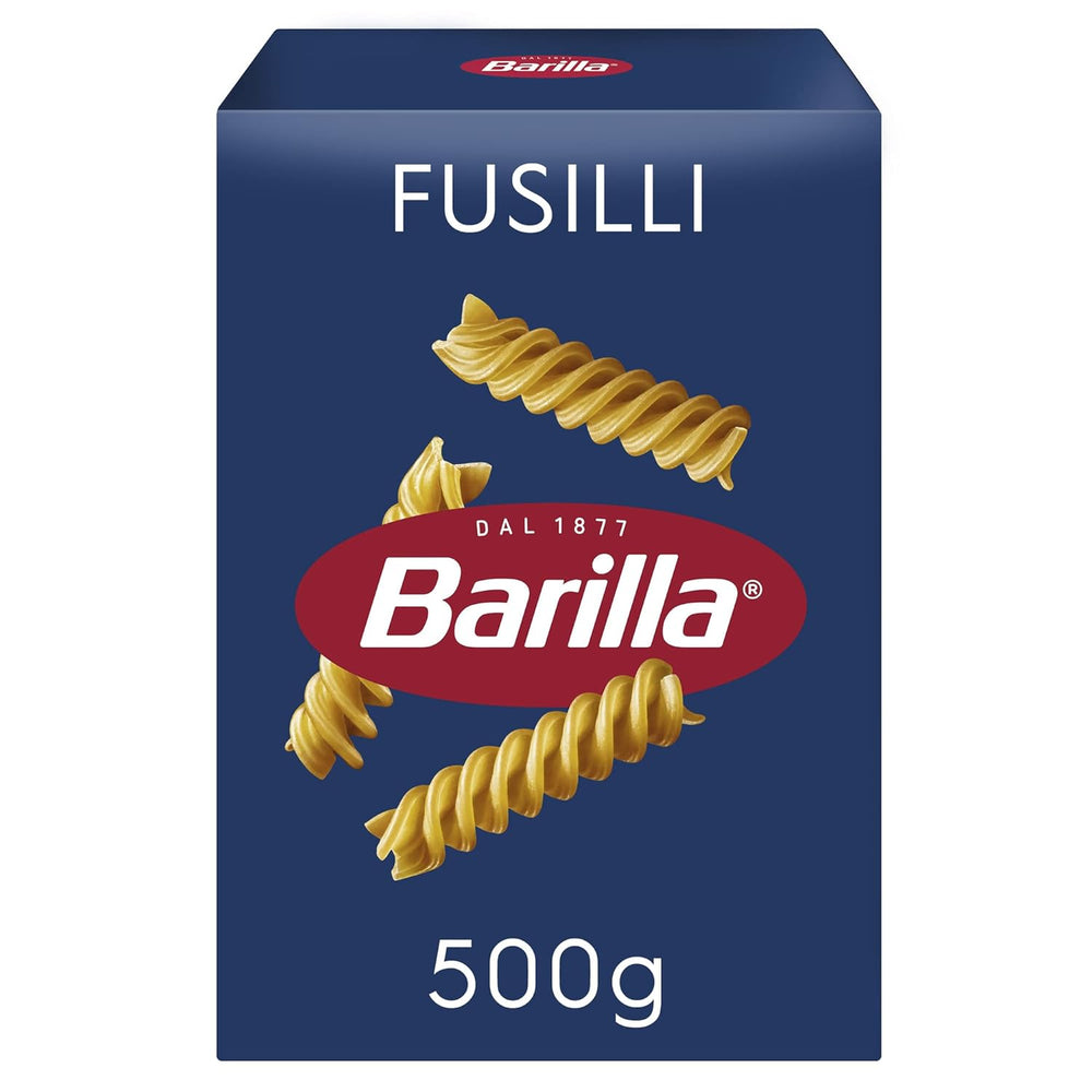 Barilla Pasta Classic Fusilli No. 98 kiváló minőségű durumbúzából, mindig al dente, Chili, Spagetti, Fusilli, Penne, Olasz, 500g