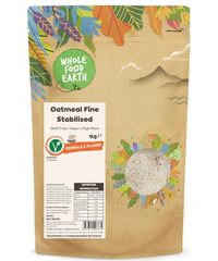 Wholefood Earth Fine Zab - nem GMO - vegán - tejmentes - hozzáadott cukor nélkül 1 kg
