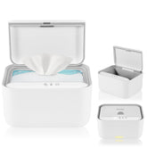 Lionelo BABYBLISS 20W melegítő nedves törlőkhöz és kistörülközőkhöz, 20W babákhoz, beépített éjszakai lámpa, 3 hőfokozat, érintőpanel, nedvesen tartja a törlőkendőket