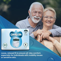 Prémium inkontinencia bugyi felnőtteknek, nagy nedvszívó képességű, S-es méret, 12 db