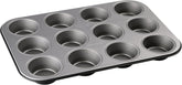 Zenker 12Er Muffinform Energy, Premium-Backform, Für Köstliche Kuchen, Verkürzt Die Backzeit Um Bis Zu 20% (Farbe: Silber/Anthrazit), Menge: 1 Stück, Hellgrau Und Dunkelgrau Formák és tálcák sütéshez Naty Shop