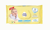 Milleusi Classic Fresh & Clean, Nedves törlőkendők, 72 db Baby Wet Wipes Naty Shop