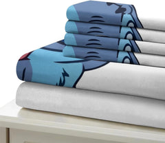 3 részes ágyneműgarnitúra, Stitch ágynemű - gyermek Naty Shop White Twin (140 X 200)