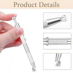 250 Stück Nail Art Schwamm Mit Metallgreifer Sponge Ombre Pinsel Nailart Nageldesign Zubehör Nagelstudio Zubehör Für DIY Babyboomer Effekte Ombre Gradient Nageldesign