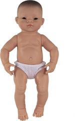 Miniland Babypuppe neugeborener Asiascher Junge 40cm-31005