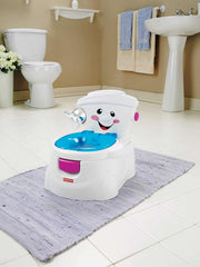 Fisher-Price Meine Erste Toilette, Baby Töpfchen, Mit Musik & Lustigen Sätzen, Tragbare Baby Toilette, Abnehmbarer Toilettenaufsatz, Deutsche Version, Ab 1 Jahr, P4326 Kiegészítők Élelmiszer és szoptatás Bebe Naty Shop