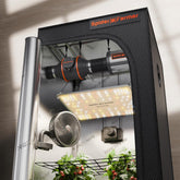 Spider Farmer SF1000 teljes spektrumú szabályozható LED-es növekedési lámpa, Samsung LM301H EVO dióda, 70x70x160 cm-es teljes növekedési sátorkészlet, hidroponikus növekedési sátorkészlet, szellőzőrendszer