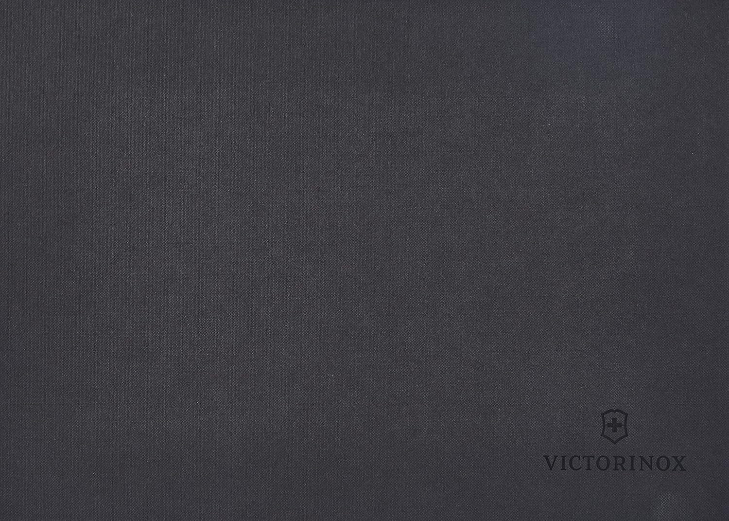 Victorinox Swiss Classic, Profi Tafelbesteck, 12-Teilig, Extra Scharfe Klinge, Wellenschliff, 11 Cm, Rostfreier Stahl, Schwarz Bucatarie Naty Shop