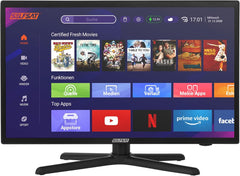 Televizor LED inteligent SELFSAT 1222 (55 cm/22") incl. tuner DVB-S2/C/T2 HD cu WLAN și Bluetooth