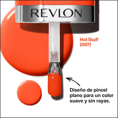 Revlon Ultra HD Snap körömlakk Tartós Vegán Formula Quick Dry One Coat Teljesen fedő szín (8ml) Hot Stuff (007) Unisex