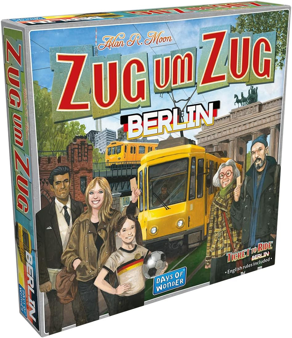Days of Wonder, Ticket to Ride: Berlin, családi játék, társasjáték, 2-4 játékos, 8 év felett, 10-15 perc, német