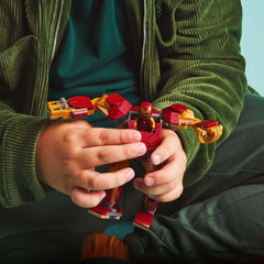 LEGO Marvel Iron Man Mech vs. Ultron - Szuperhős játék 2 minifigurával - Akciófigura mozgatható karokkal, lábakkal és ujjakkal - Ajándék 6 év feletti fiúknak és lányoknak 76307 Besuche den LEGO-Store építőkészletek