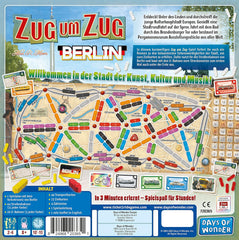Days of Wonder, Ticket to Ride: Berlin, családi játék, társasjáték, 2-4 játékos, 8 év felett, 10-15 perc, német