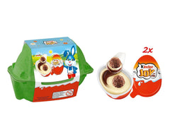 Kinder Joy 2 db-os csomag - Az egyik fele finom tejes-kakaós krémmel és ropogós golyókkal, a másik fele pedig egy remek meglepetéssel - Húsvéti csokoládé, húsvéti édességek - Húsvéti ajándék - 40g