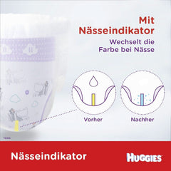 Huggies Ultra Comfort Pants 5-ös méret, 12-17 kg, Aktív gyerekeknek, Nedvességjelzővel és felhős derékpánt technológiával, 128 pelenka Anya és Gyermek Naty Shop