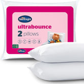 Pernă Silentnight Ultrabounce, alb, microfibră, alb, pachet de 2 Perne standard Naty Shop Pachet de 2
