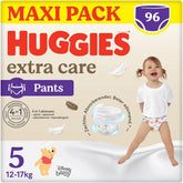 Huggies Extra Care pelenkák, 5-ös méret (12-17 kg), Disney design, 96 db