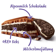 Milka Mmmax Oreo – alpesi tejcsokoládé ropogós Oreo sütivel és tejszínnel – 300g
