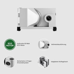 Ritter Icaro 7, többfunkciós elektromos szeletelő Rasnite és Slicers Naty Shop