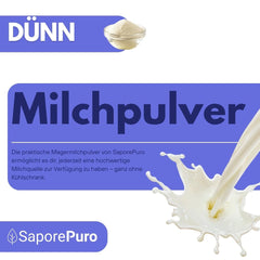 SaporePuro sovány tej 1 kg - jól oldódó gluténmentes