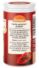 Ostmann Gewürze - Paprika geräuchert | Rauchiges Aroma für Bratkartoffeln, Gulasch oder Rührei | 35 g Der Streudose-ban