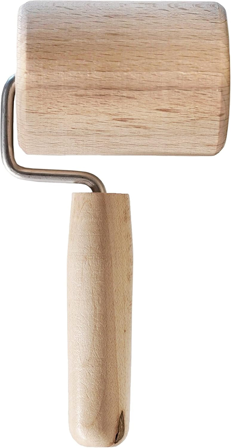 Chinchilla® Backblechroller/Teigroller zylindrisch aus Buchenholz | Der stable Helper für die Küche | Németországban készült | Nachhaltige Qualität aus Deutschland | 18 x 5 cm