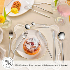 Karaca Focus Elegance, 84 részes evőeszközkészlet, 12 személyes Kitchen Naty Shop