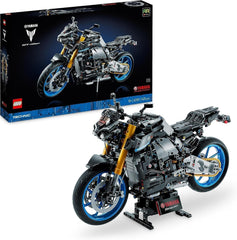 LEGO 42159 Technic Yamaha MT-10 SP motorkerékpár modellkészlet felnőtteknek, eredeti 4 hengeres motoros járműmodell, funkcionális kormányzás és Ar alkalmazás, ajándék építőkészletek férfiaknak és nőknek Besuche den LEGO-Store Technic Yamaha
