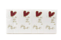 Șervețele cu motive amuzante, 2 straturi, Welcome / Bon Appetit 33 X 33 Cm 1/8 fold, 8-pachet (8 X 250 bucăți)